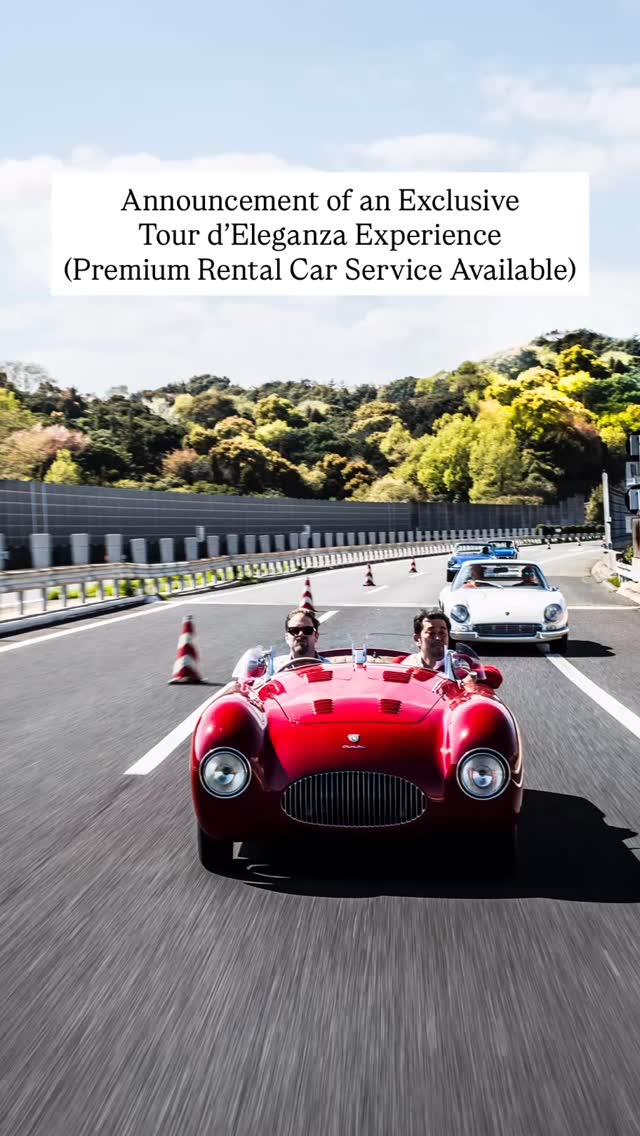 Announcement of an Exclusive Tour d’Eleganza Experience (Premium Rental ...