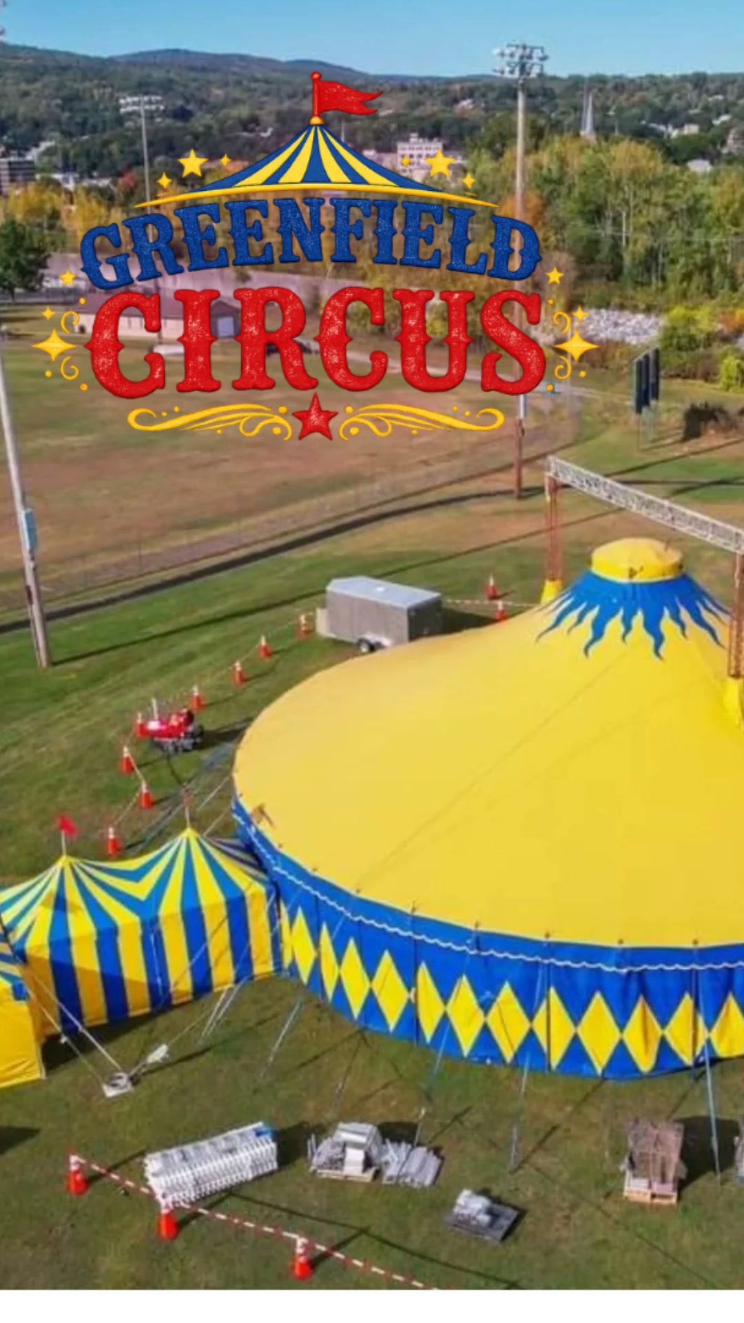 🎪 Greenfield, the circus is almost here! This Friday through
