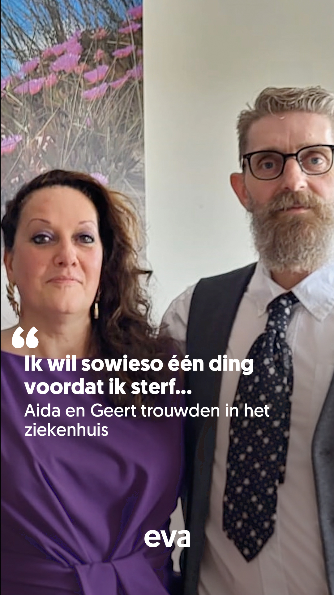 Aida blikt terug op de laatste maanden met haar man Geert, die stierf ...