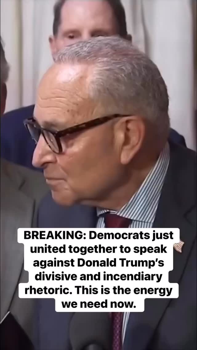 BREAKING: Democrats just united together to speak against Donald Trump ...