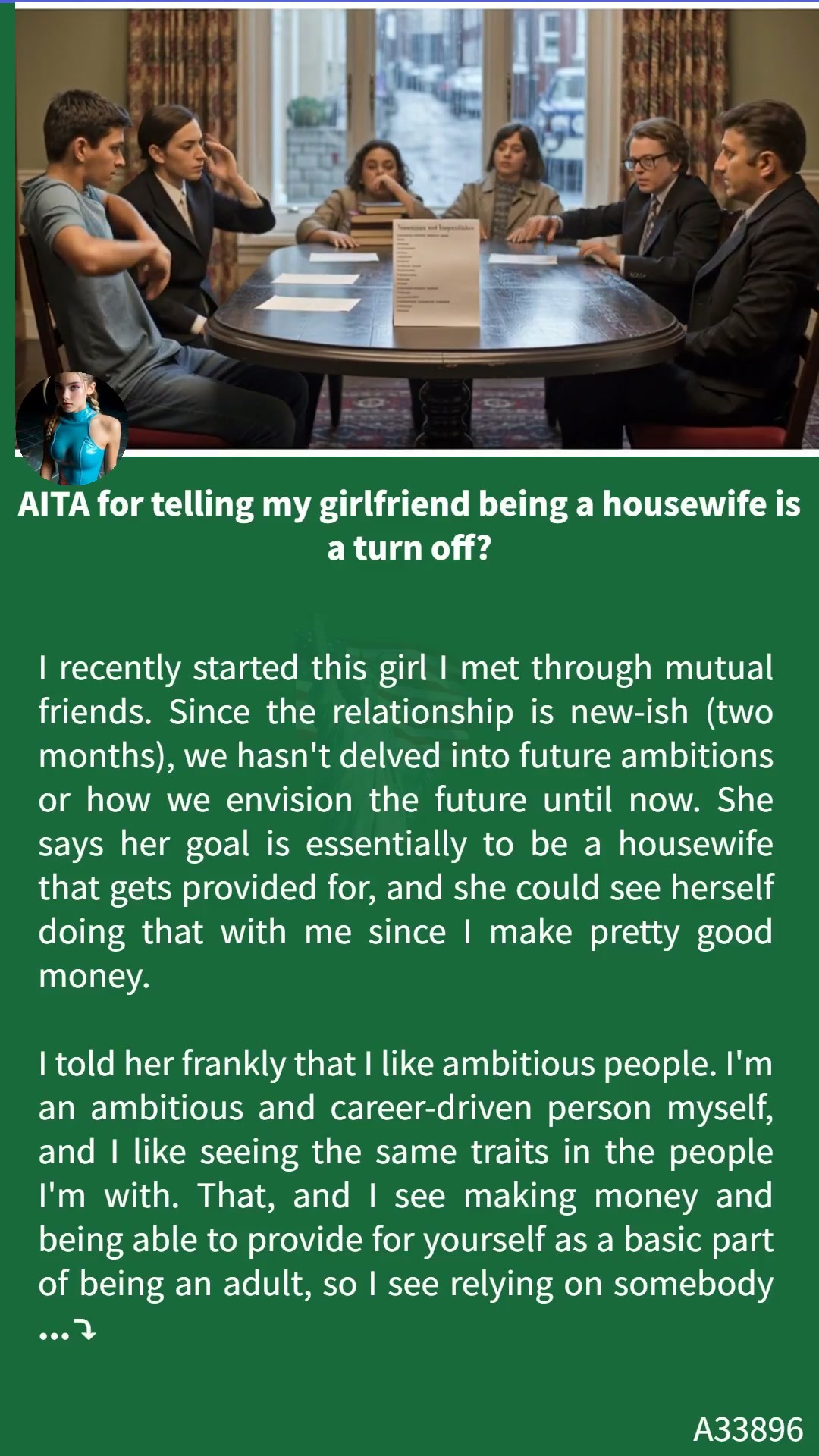 AITA for telling my girlfriend being a housewife 🐸 ⛴ is a turn off ...