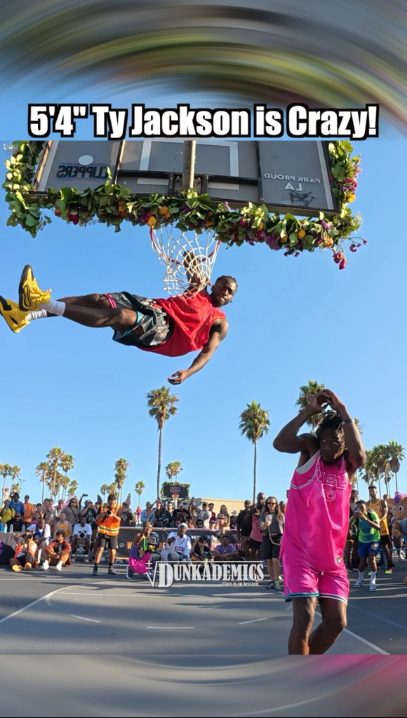 5’4” doing this is insane! Ty Jackson #dunkademics #dunk | Billy ...