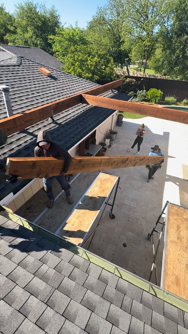 First beam to last touch in 40 Seconds. SkyPoly Pergola Patio Cover ...