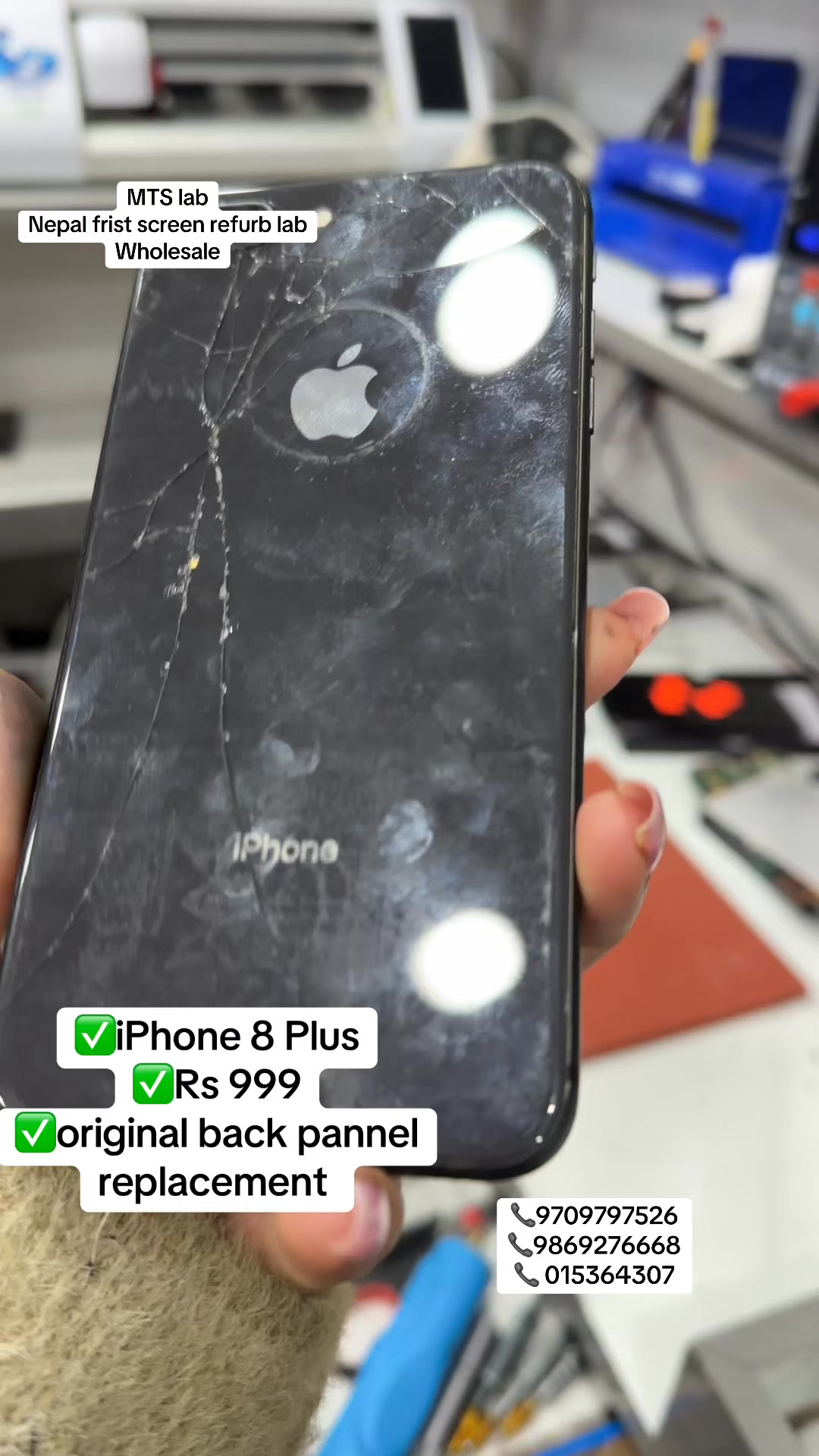 iPhone 8 Plus Original Back Panel Replacement – MTS Lab 🔧📱Is your ...
