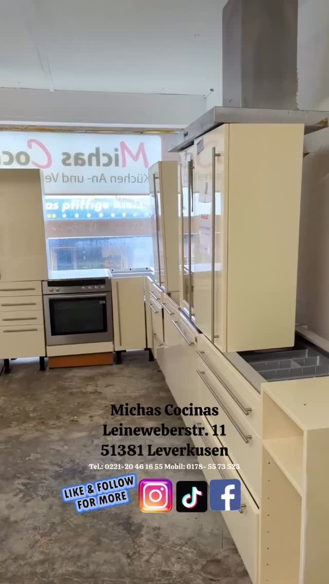 Ein kleiner Rundgang auf unserer unteren Etage!, Ständig ca. 60 gebrauchte Küchen in Leverkusen. Lieferung im Umkreis von 300 km möglich. 12 Monate gesetzliche Gewährleistungsfrist auf alle E-Geräte.,