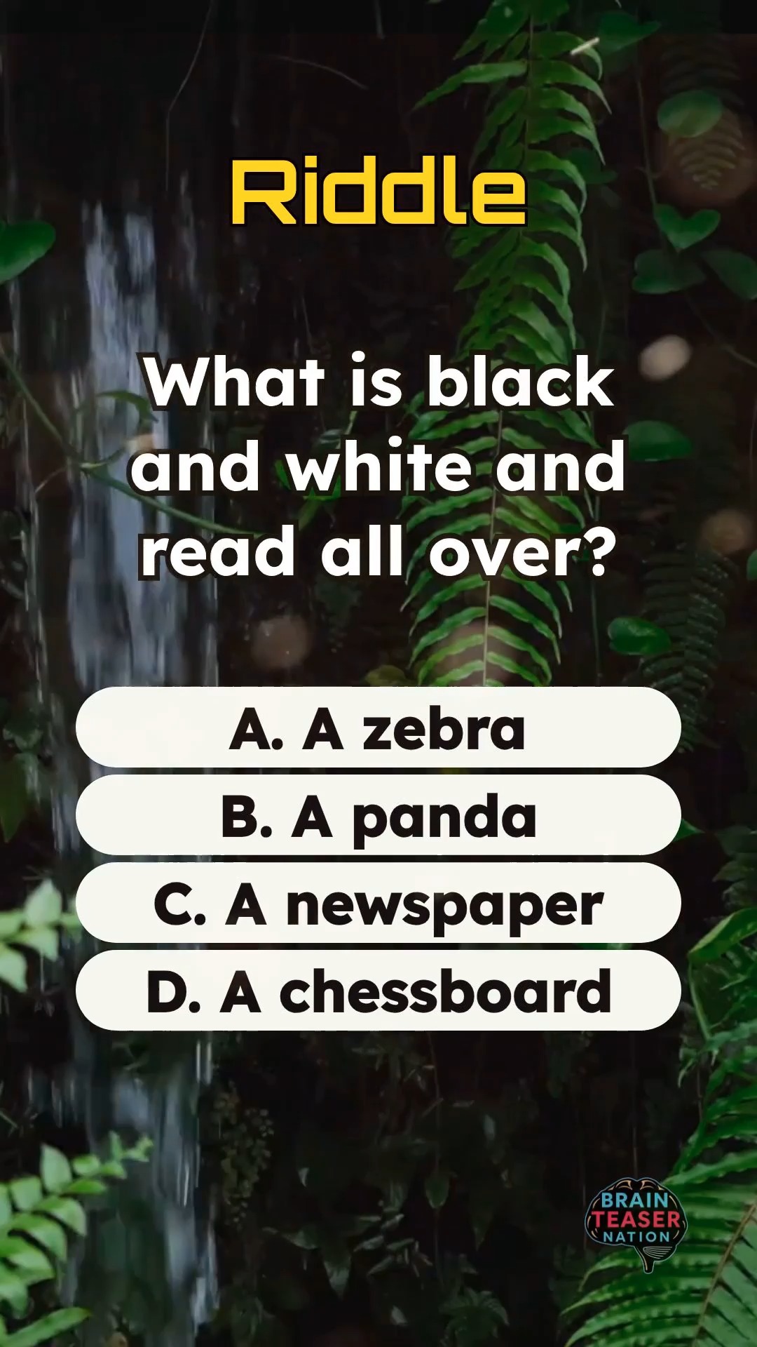 Riddle Activity 50 #brainteaser #logic #riddles #braintest # ...