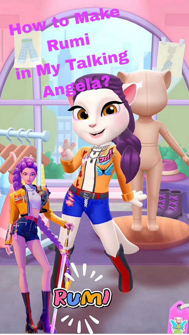 Saja Romance x My Talking Angela 2 Makeover #rumikpopdemonhunters # ...