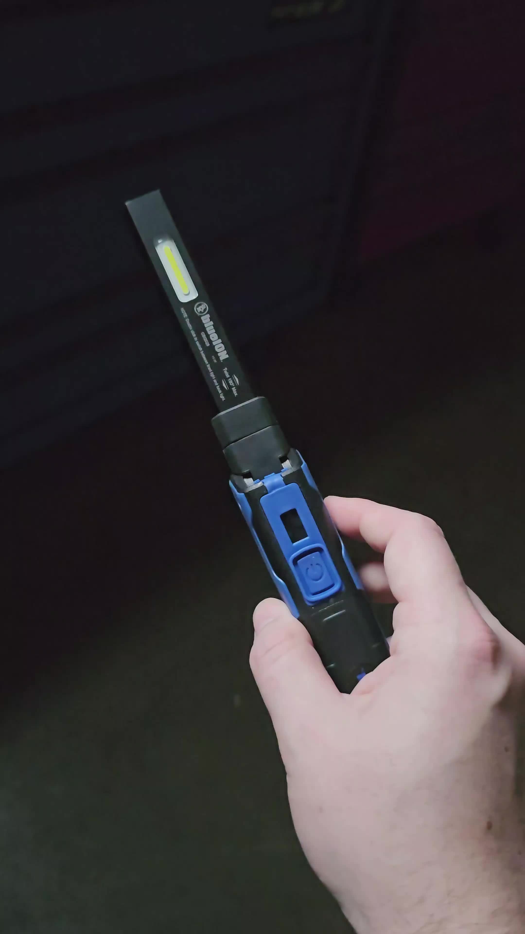 Our Blue Ion Foldable/Twist Worklight! (CBI2028) Find this and