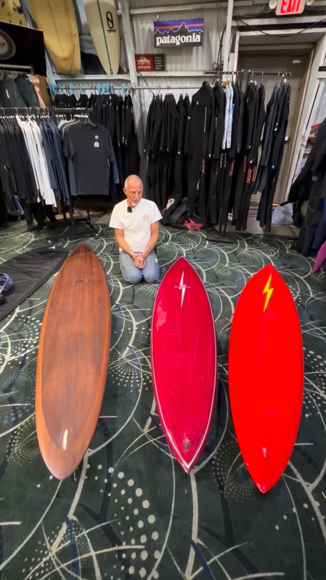 Pat Rawson shaped surfboard from the mid nineties