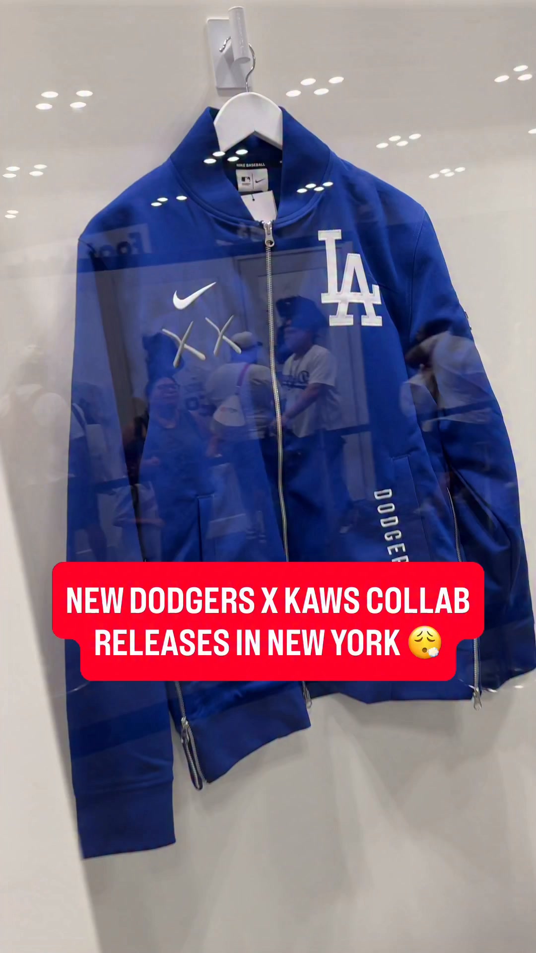 This new Dodgers x Kaws collab is clean 🔥 Kaws has partnered with