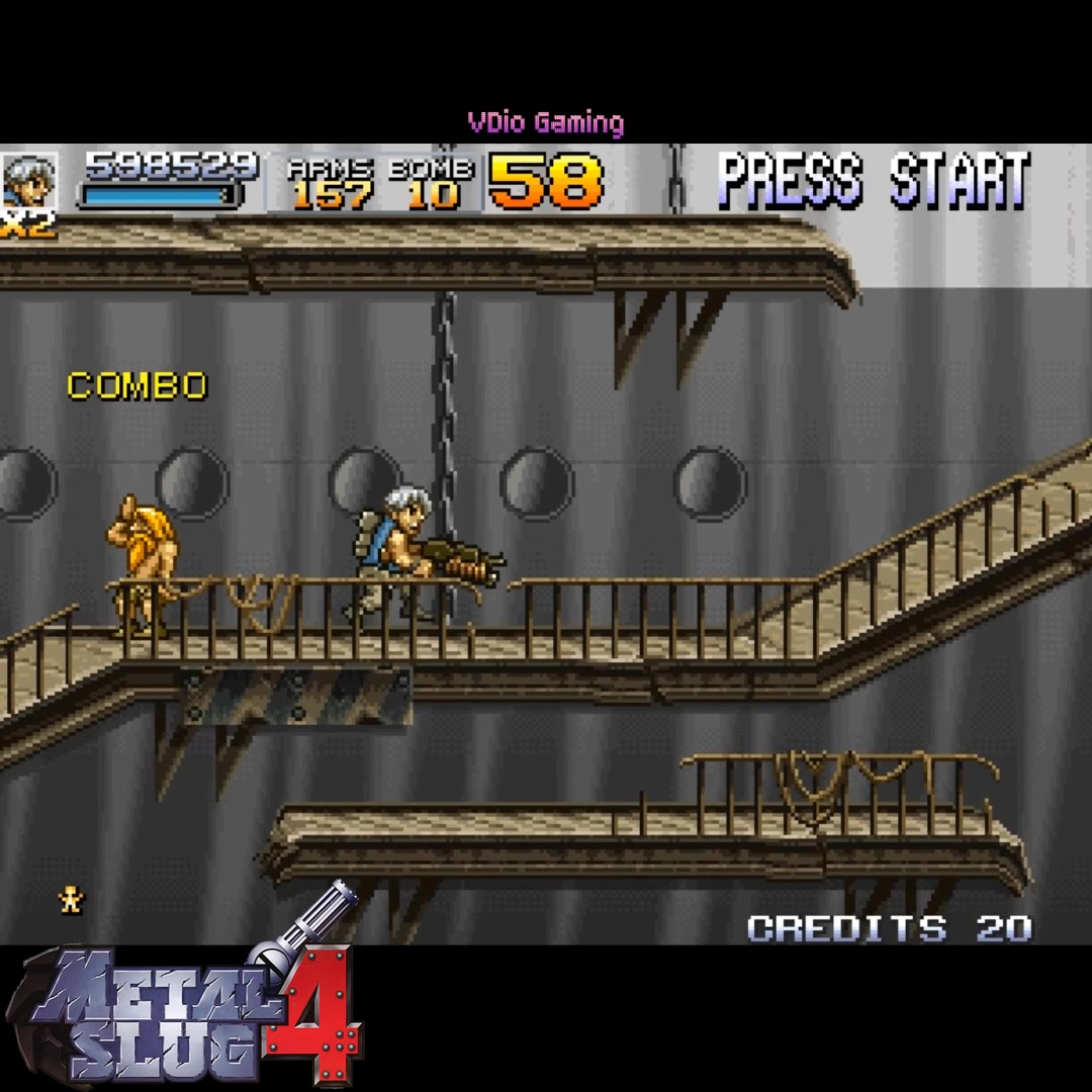 Metal Slug X Golden 4 players Level 8 fanthology #kofnodead