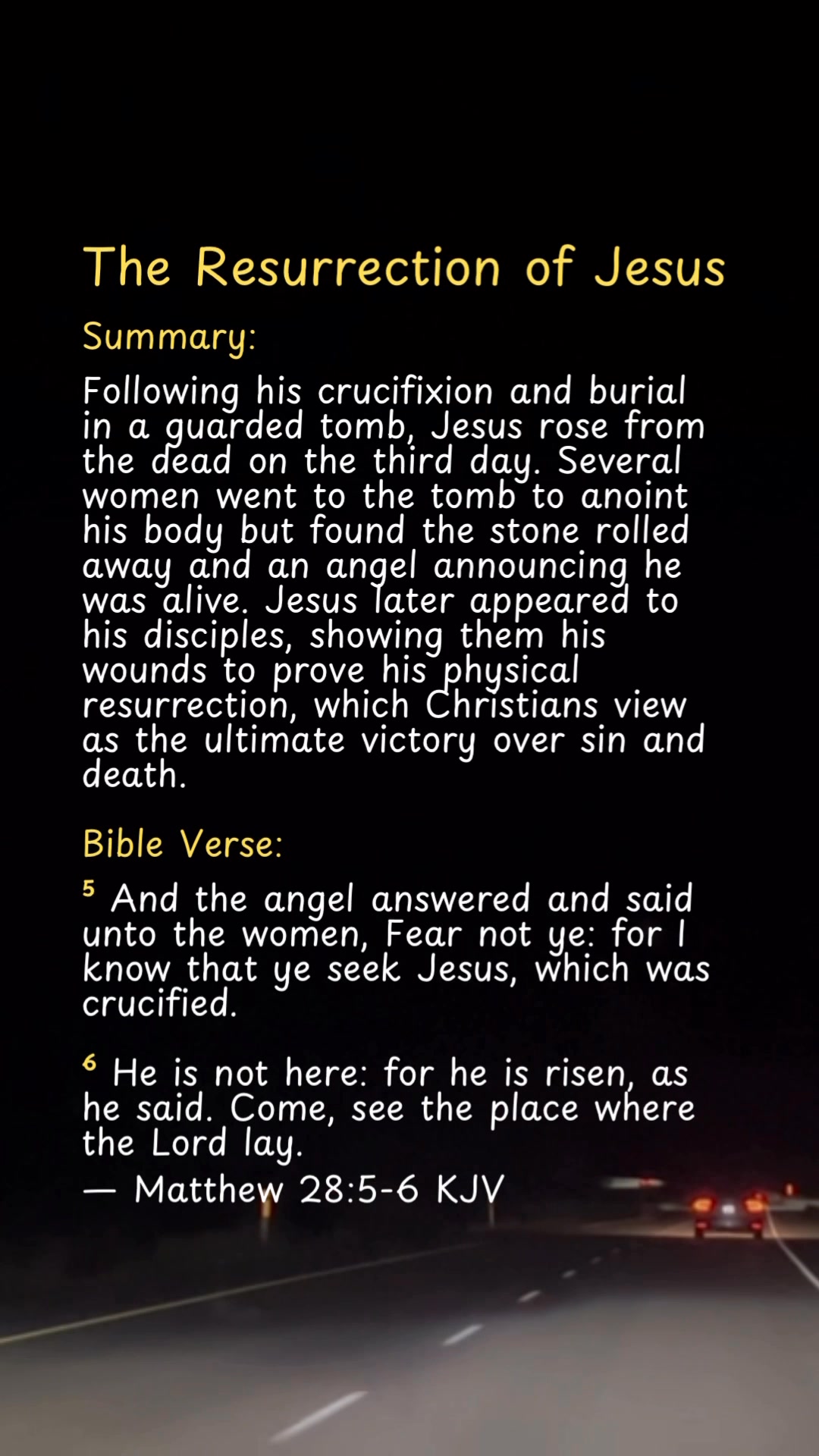 The Resurrection of Jesus — Matthew 28:5-6 #resurrection # ...