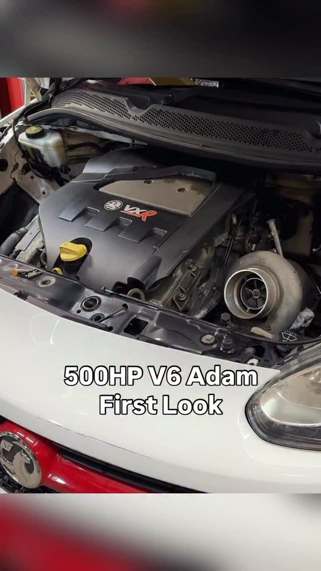 World’s FIRST V6 Turbo Vauxhall Adam🔻 We’ve shoehorned a 2.8L V6 from a ...