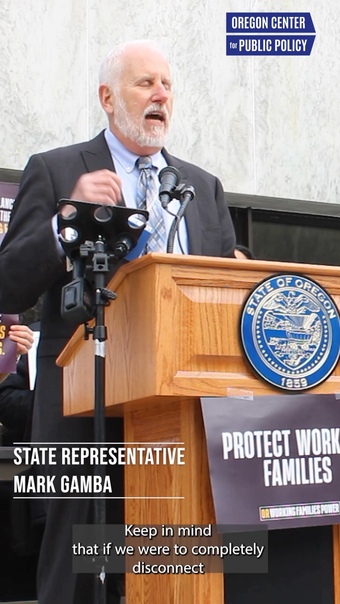 🎤 State representative Mark Gamba speaks out against the Big Ugly Bill ...