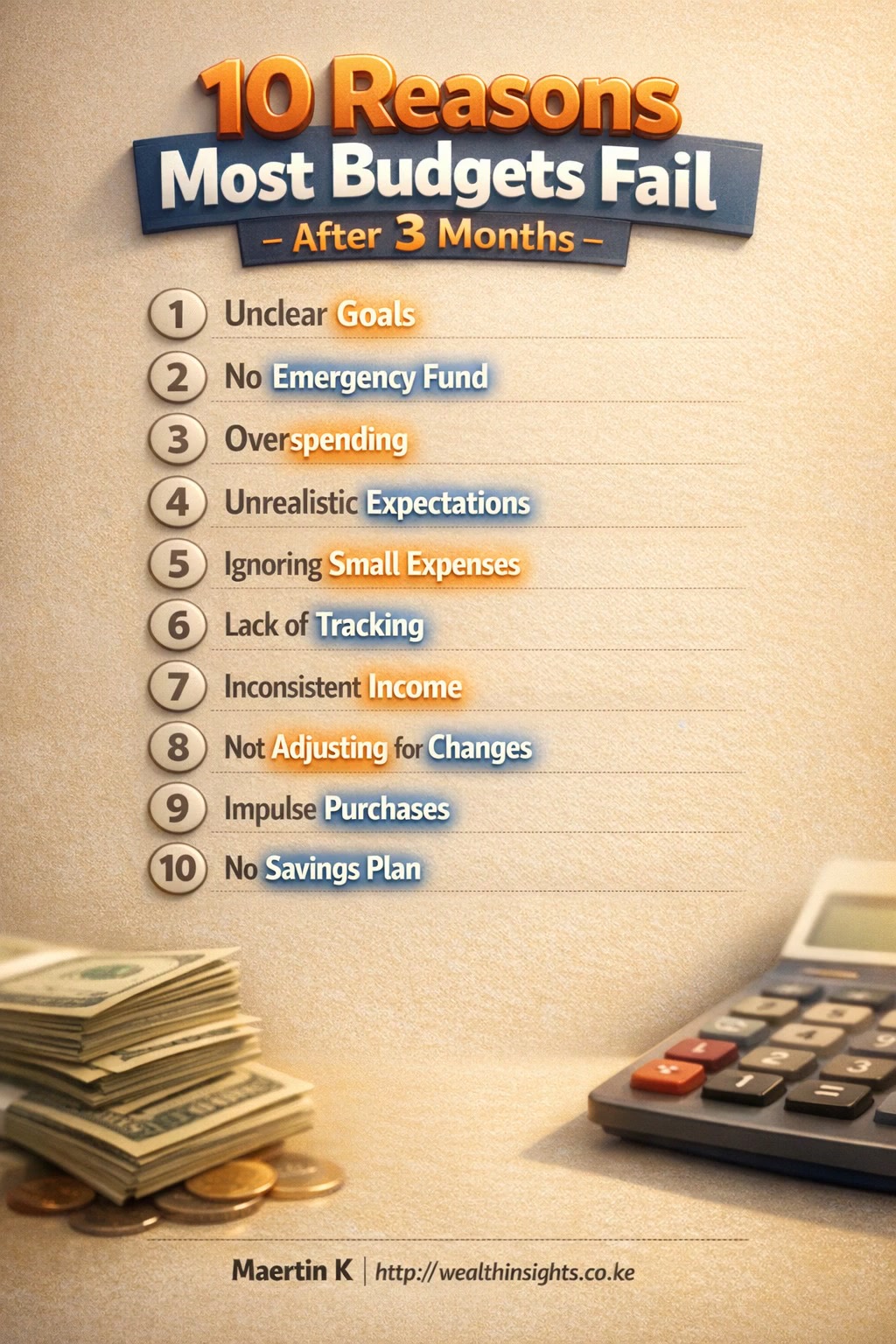 10 reasons budgets fail after 3 months | Money Mastery 2.0 | Facebook