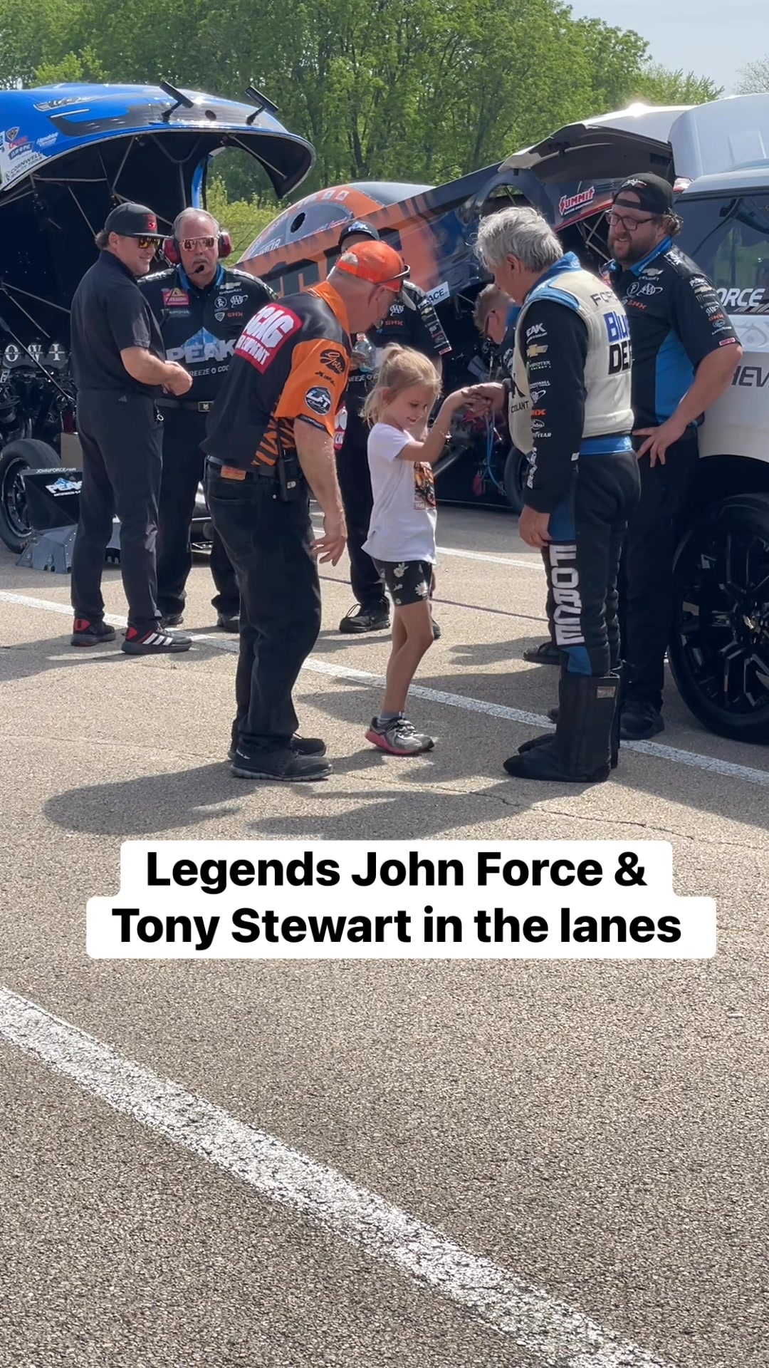 Motorsports Legends @John Force Racing & Tony Stewart in the NHRA ...