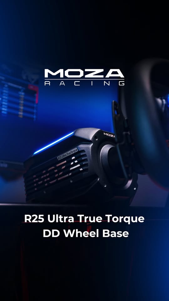 💥 MOZA R25 Ultra 直驅基座 搭載 True Torque... - MOZA Racing Tw-羽澤科技 | Facebook