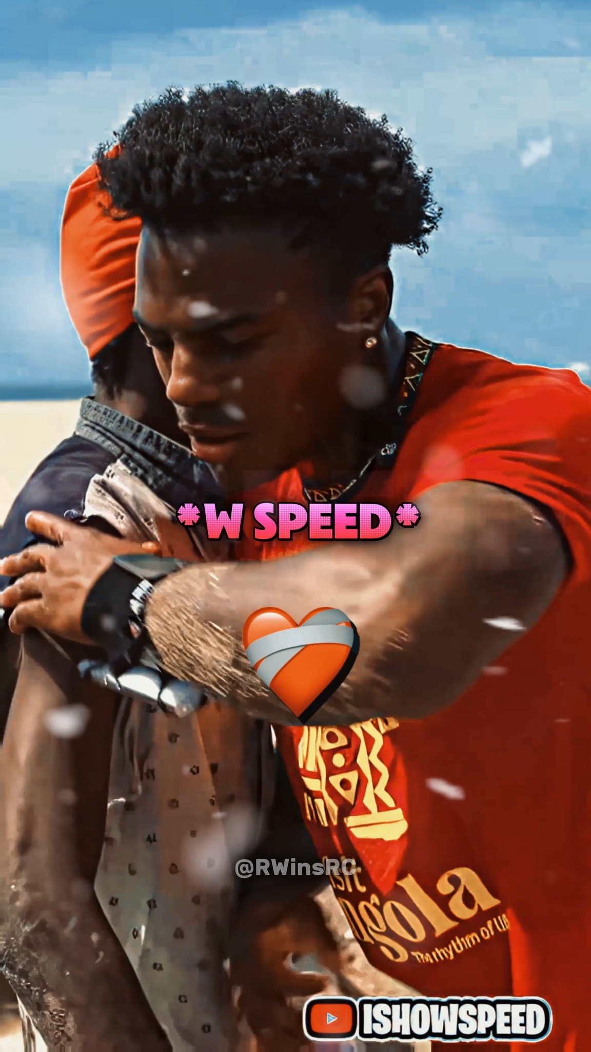 Speed blesses his Angolan fan ️ ️ #ishowspeed #wholesome #africa #edit ...