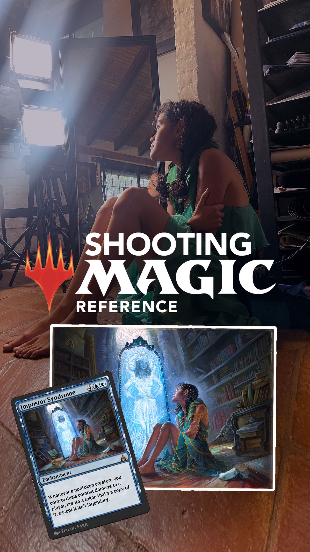 Shooting Reference to my first Magic... - Art of Tehani Farr | Facebook