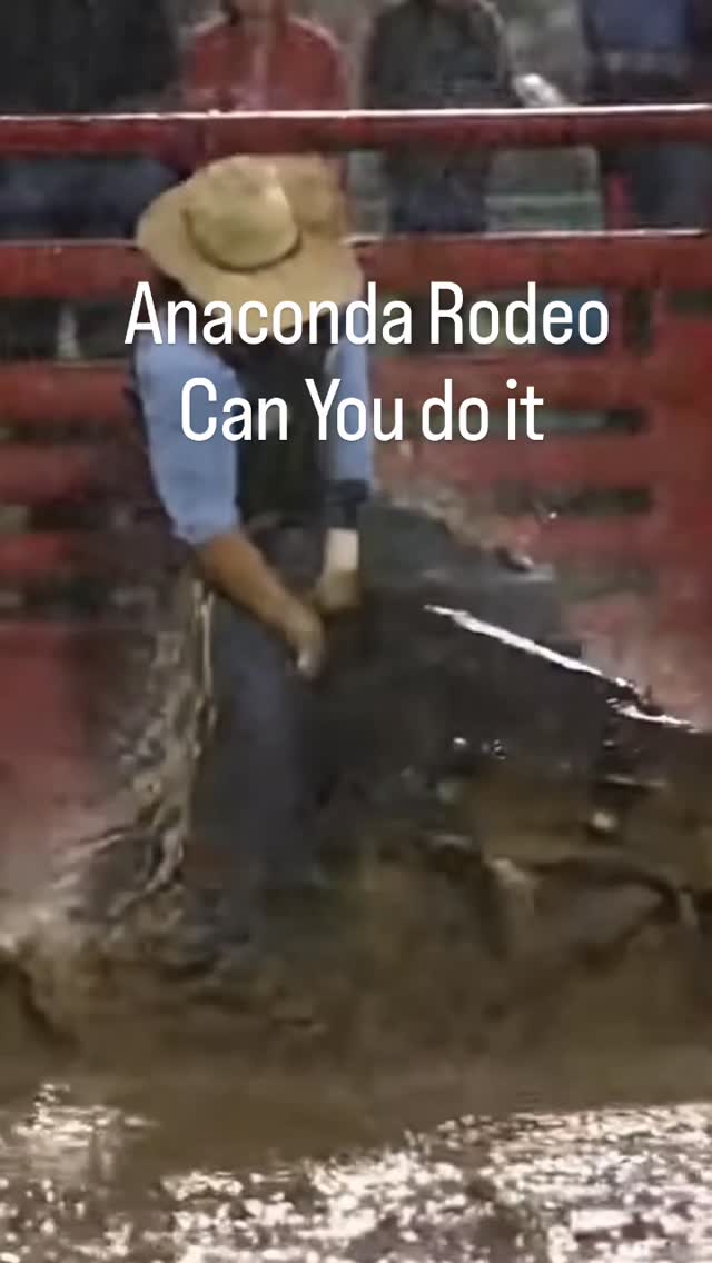 WAIT… that’s a SNAKE 😳🐍 A flooded arena. A cowboy holding on. And a ...