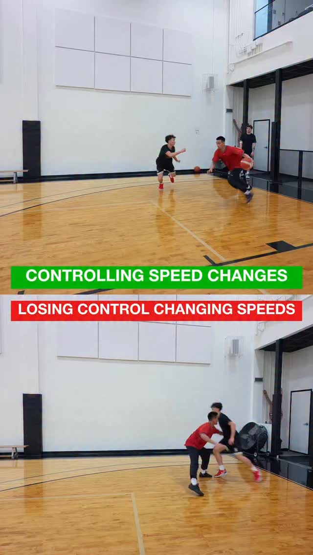 Staying in control changing speeds. Losing control changing speeds. You ...