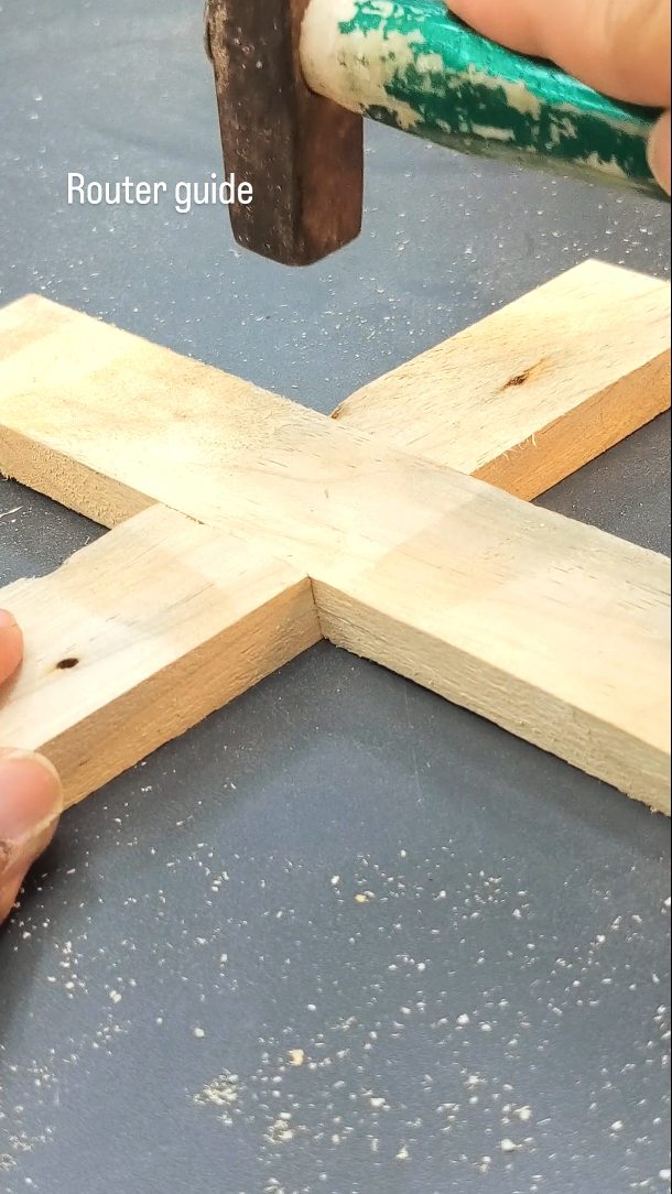 Make slots easily, quickly, and precisely with a router guide track. # ...