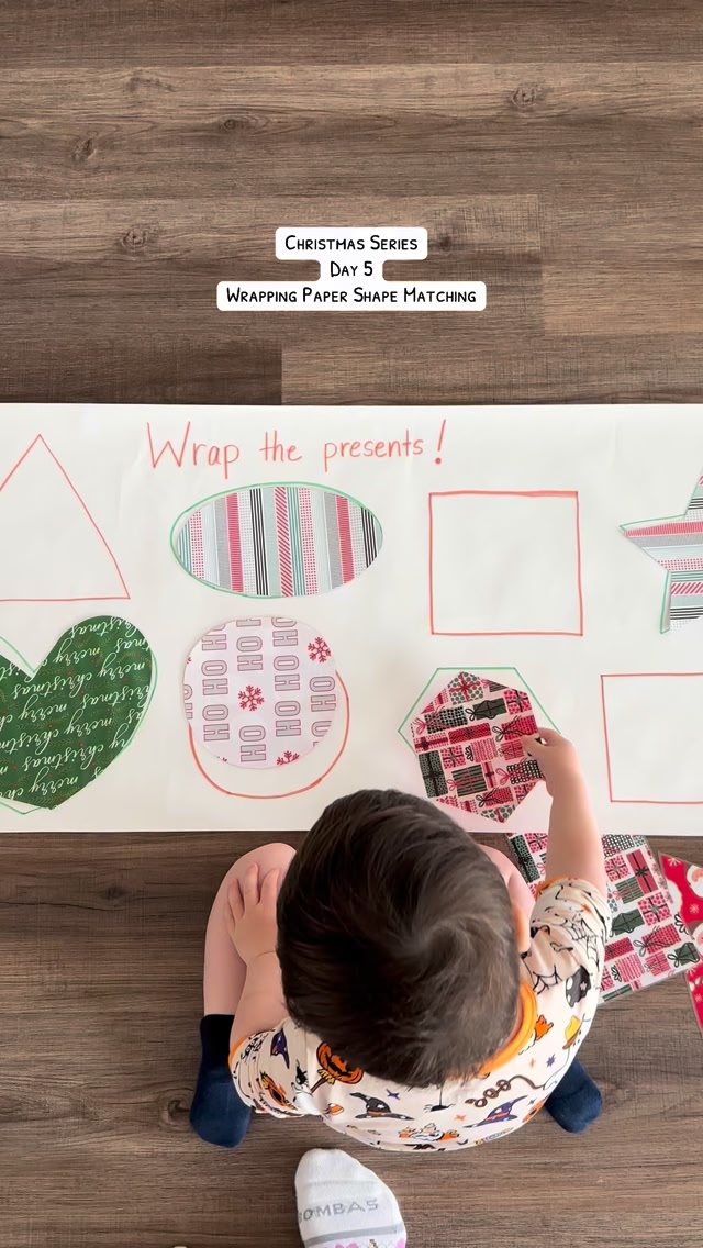 Welcome to Day 5 of my Christmas series! Today we did a wrapping paper ...