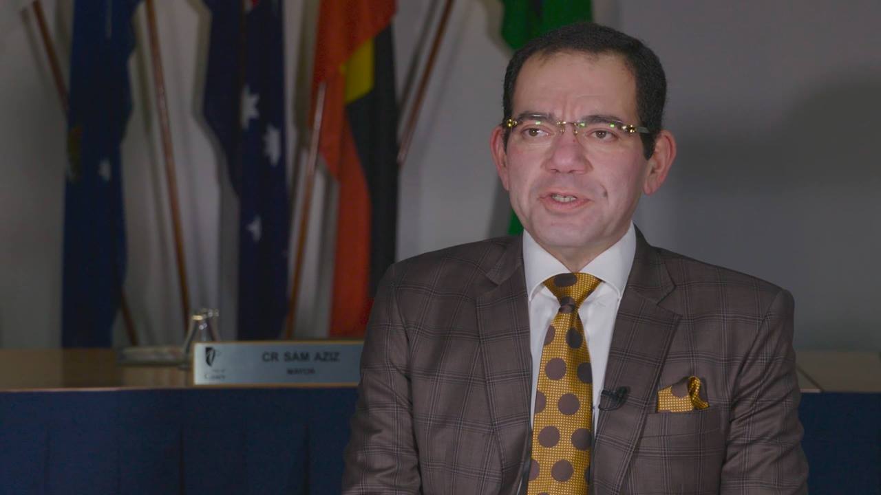 City of Casey Mayor Sam Aziz knows the power of football to un ...