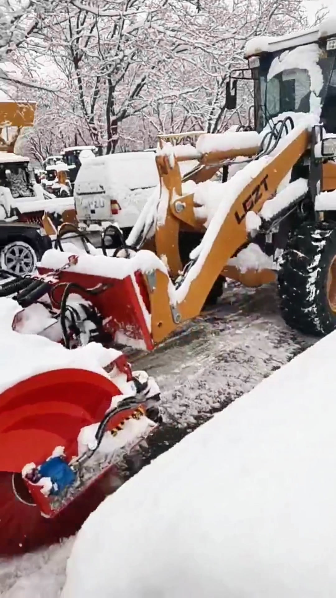 LGZT Wheel loader snowplow Custom-designed for loaders Hydraulic system ...