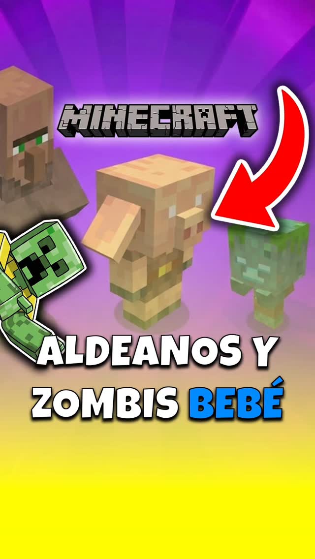 ¡AÚN MÁS Mobs BEBÉ en #Minecraft! 👶🧟‍♂️🧟‍♀️🐷, nuevos sonidos y más ...