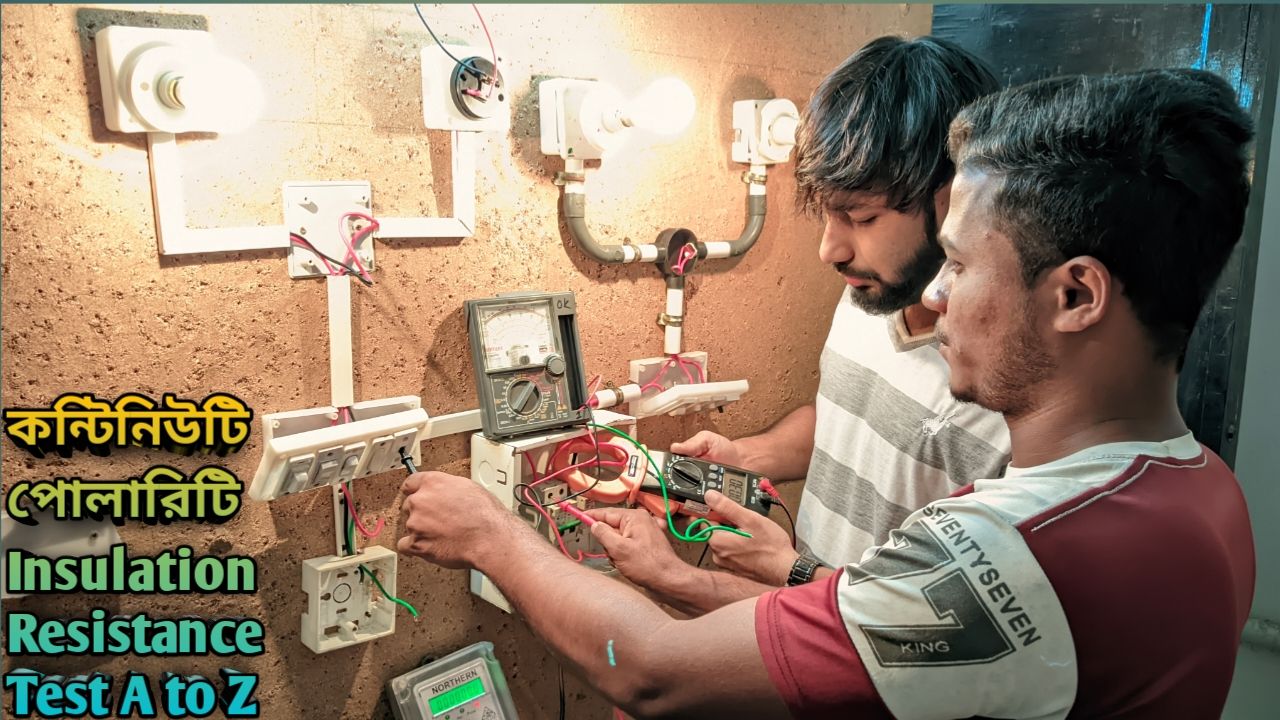 Polarity test Continuity test Insulation resistance test Electrical ...