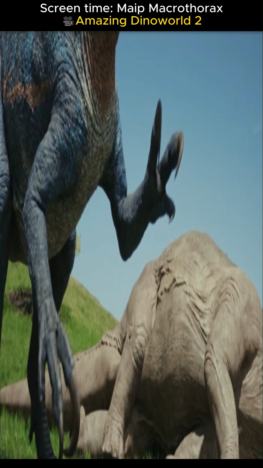 Screen time: Maip Macrothorax 🎥Amazing Dinoworld 2 #dinosaur # ...