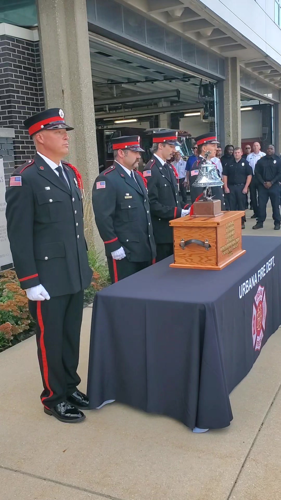 Our Honor Guard performed 
