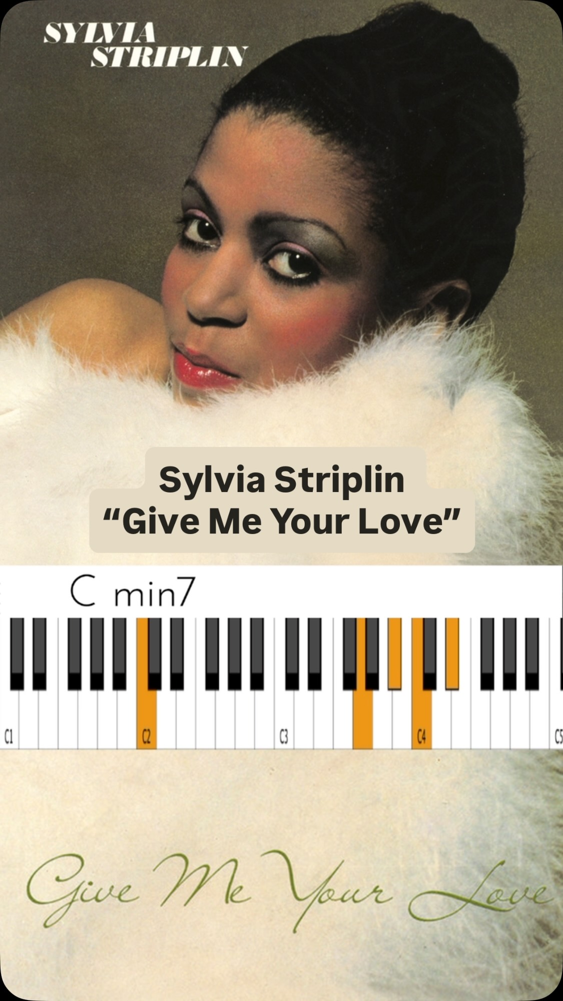 Sylvia Striplin “Give Me Your Love” Chords 🔥🎹🔥 Clavinet Fire