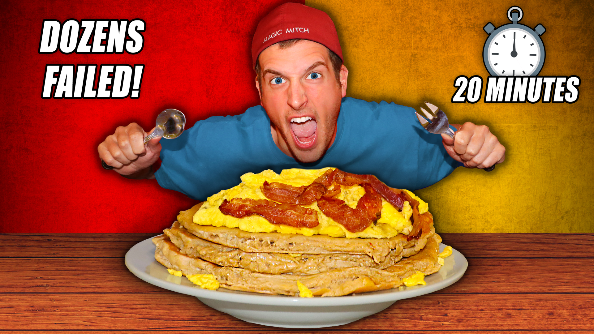 Not my favourite Breakfast Challenge 😤🍳🥞 Today I hit up The
