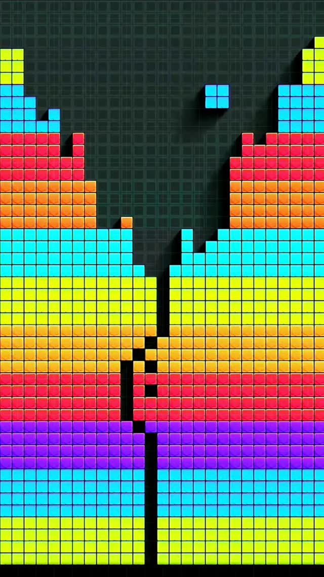 Record-Breaking Block Build! 🎮 #tetrismobile #tetris #tetrisgame # ...