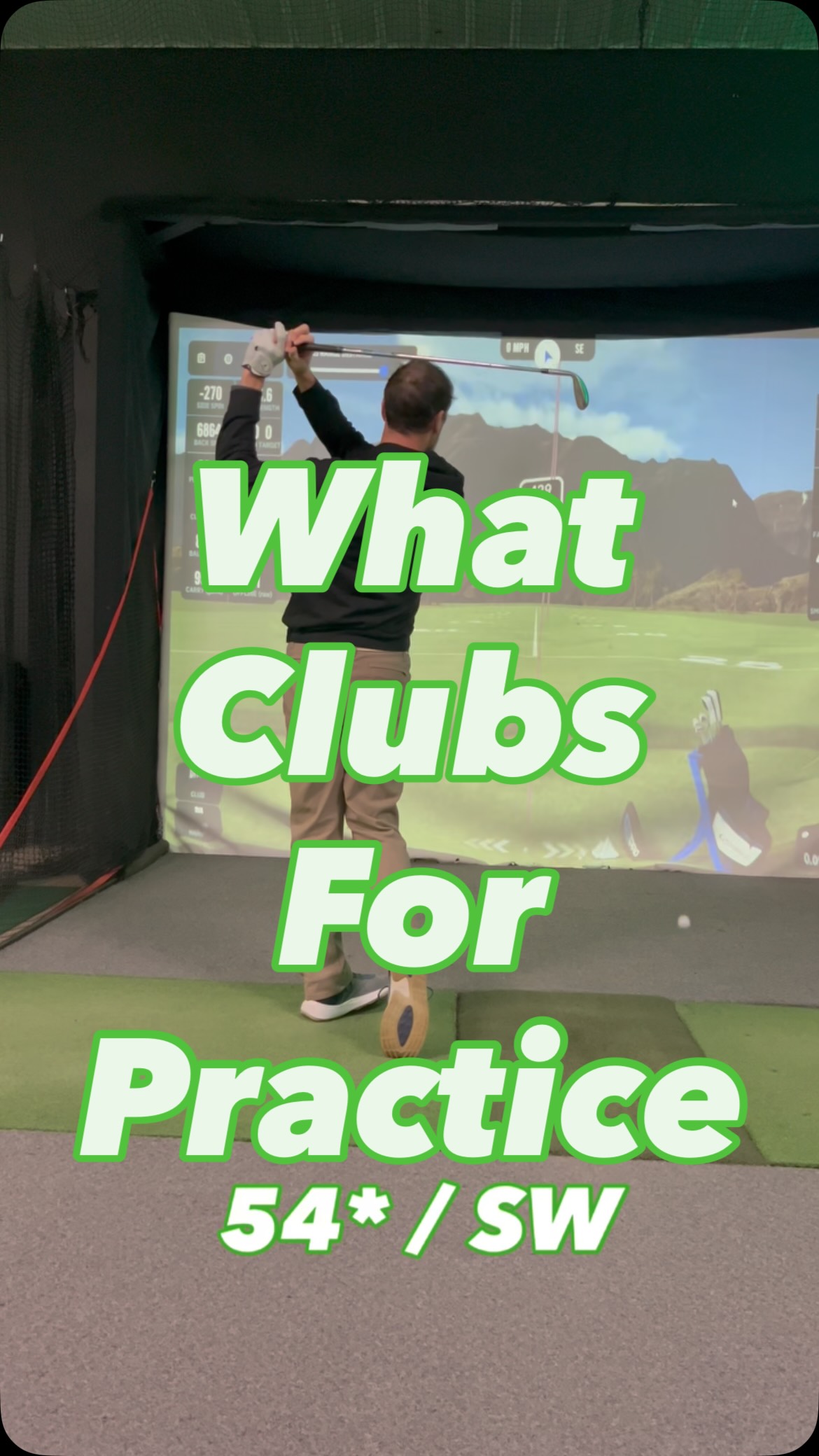 I practice with these 4 clubs to cover all lengths and lofts! #AGB 👍 ...