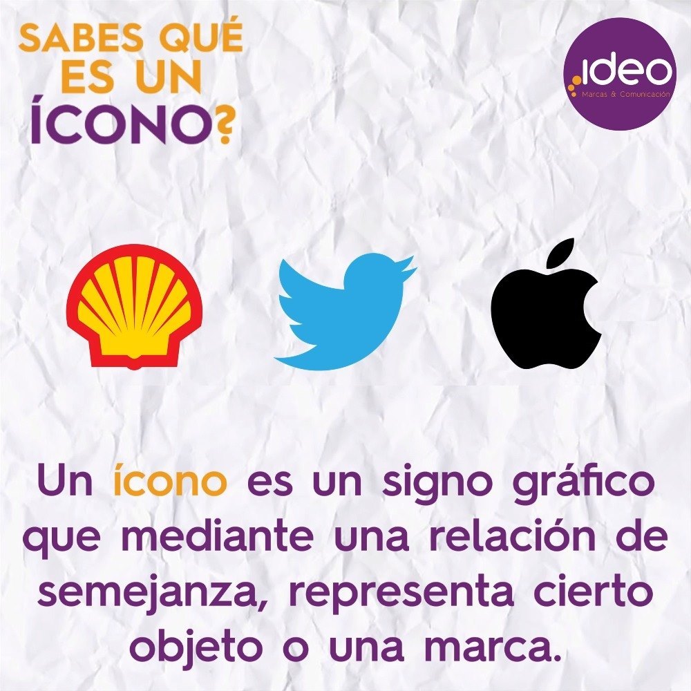 Un ícono es un signo gráfico que mediante una relación de semejanza ...
