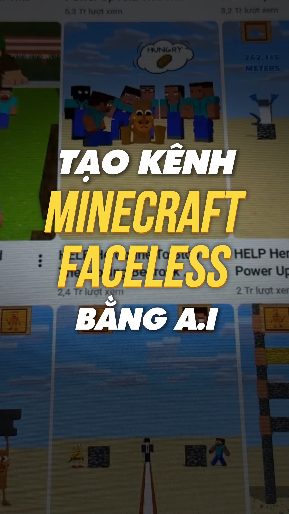 TẠO KÊNH MINECRAFT FACELESS BẰNG AI | Nguyễn Văn Huân | Facebook