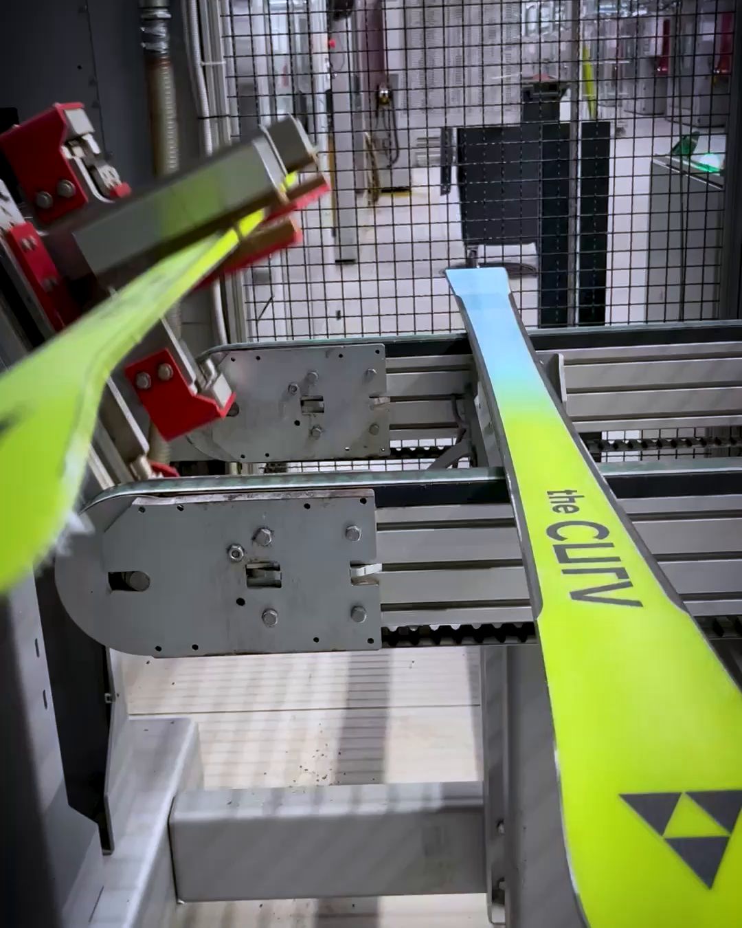 Layup. Press. Tune. Repeat. The new CURV skis coming to life in the ...