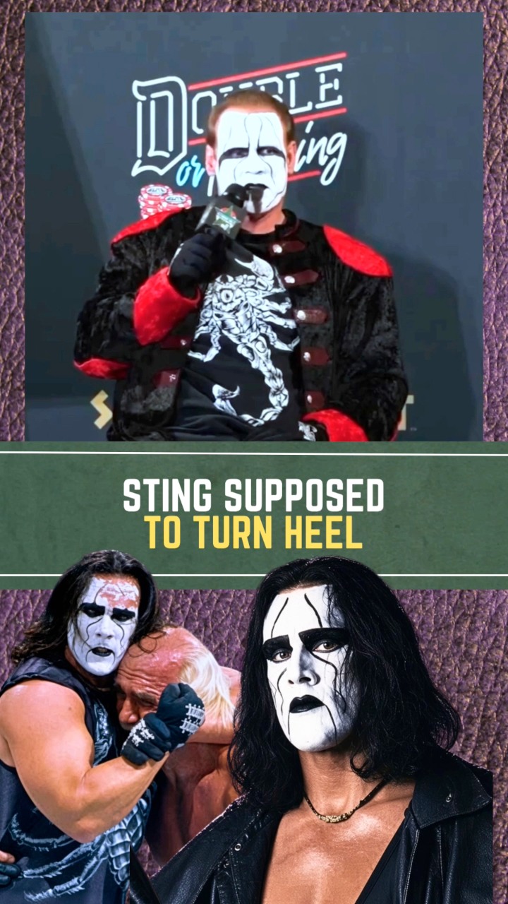 Sting turns on Hogan?! 🤔 #sting #wcw #hulkhogan #prowrestling