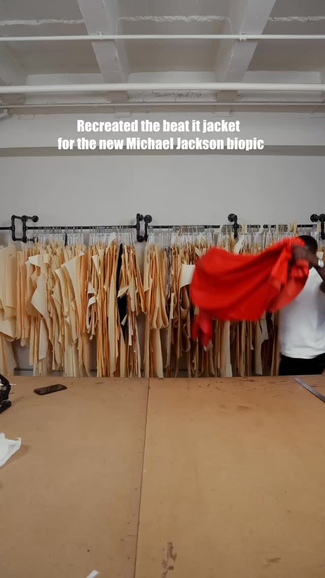 The “ Beat It” jacket—reborn For the new @michaelmovie