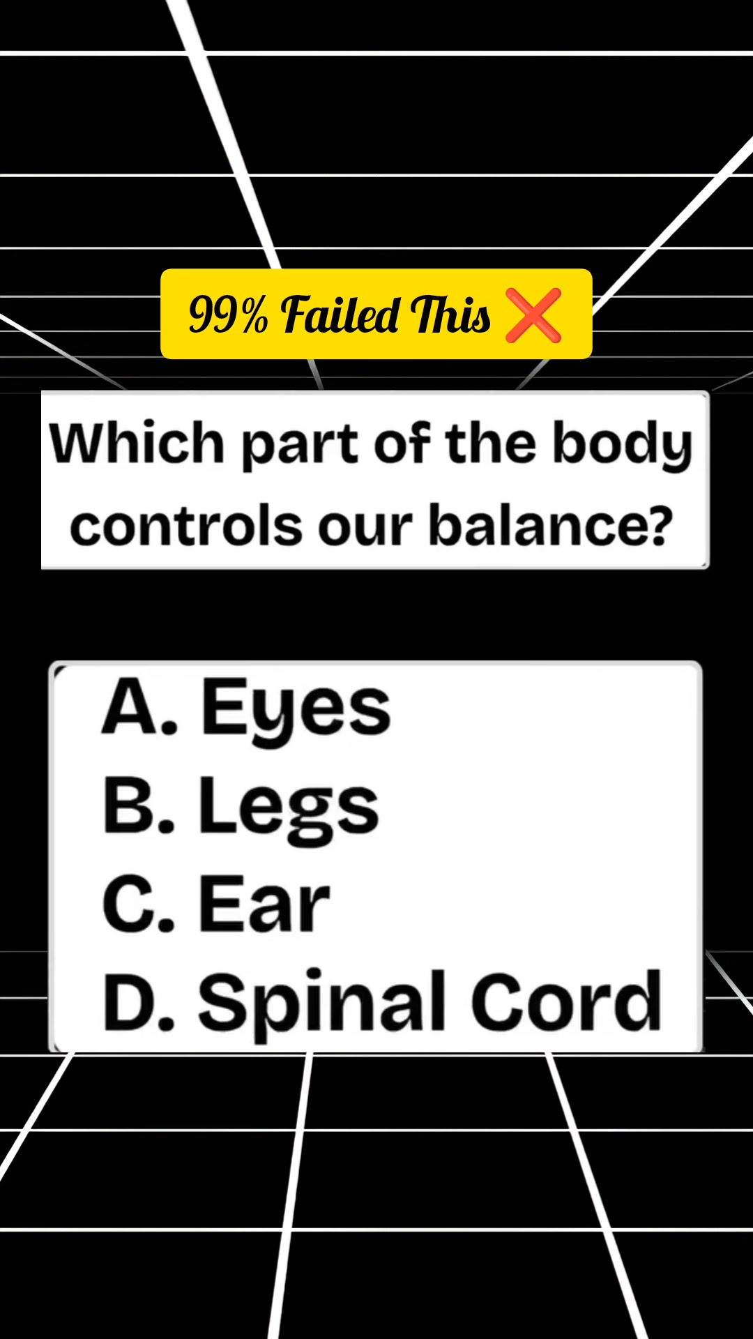 Which part of the body controls our balance? #puzzle #gaming #funny # ...