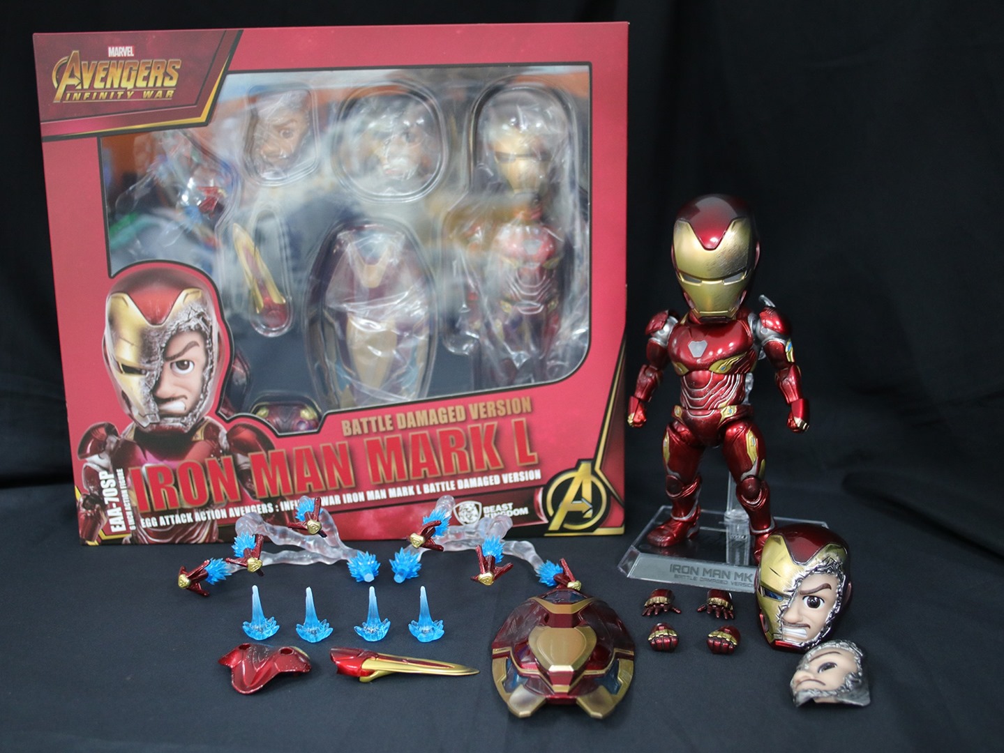 🦁EAA-070SP Avengers:Infinity War Iron Man Mark L Battle Damaged