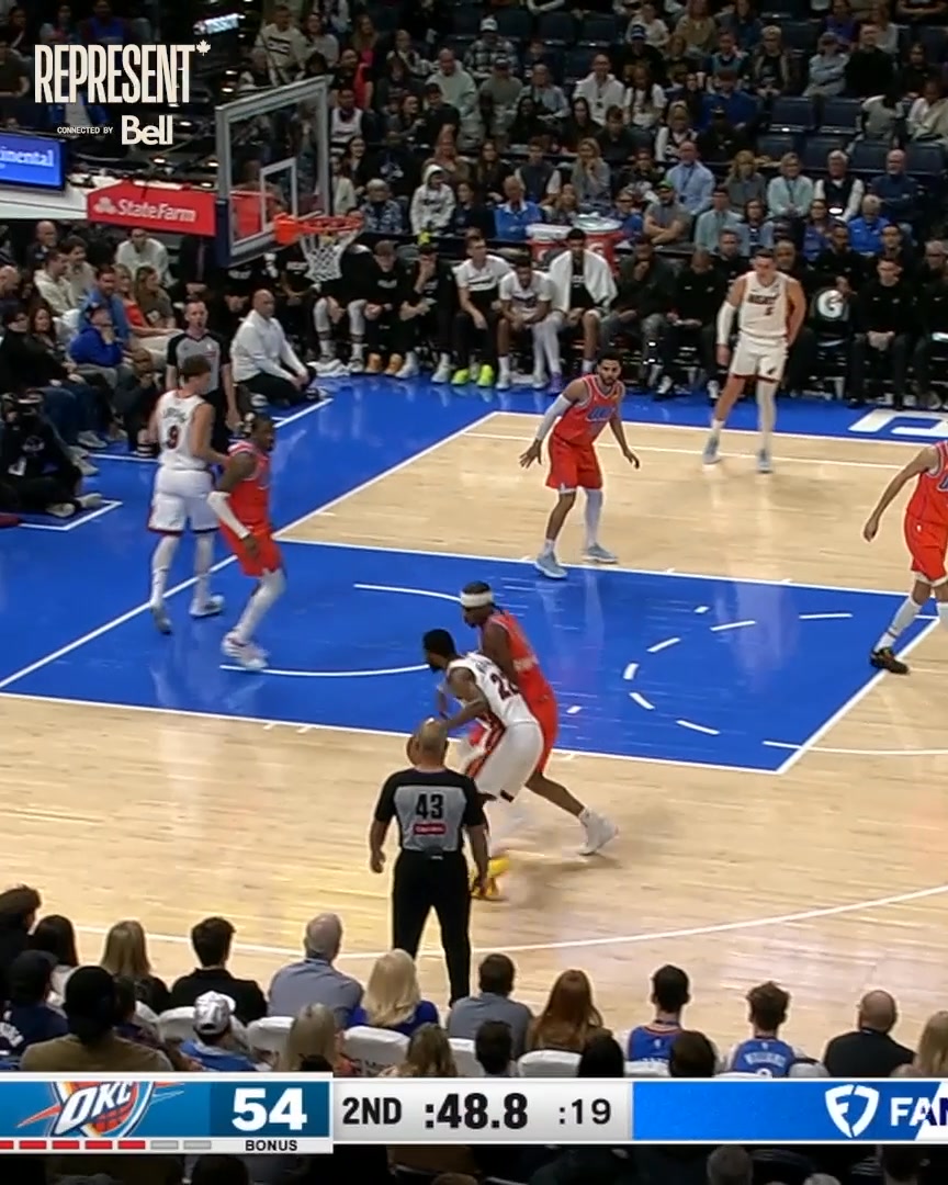 Andrew Wiggins' 🇨🇦 stats vs. Oklahoma City: 23 PTS, 5 REB, 3 AST