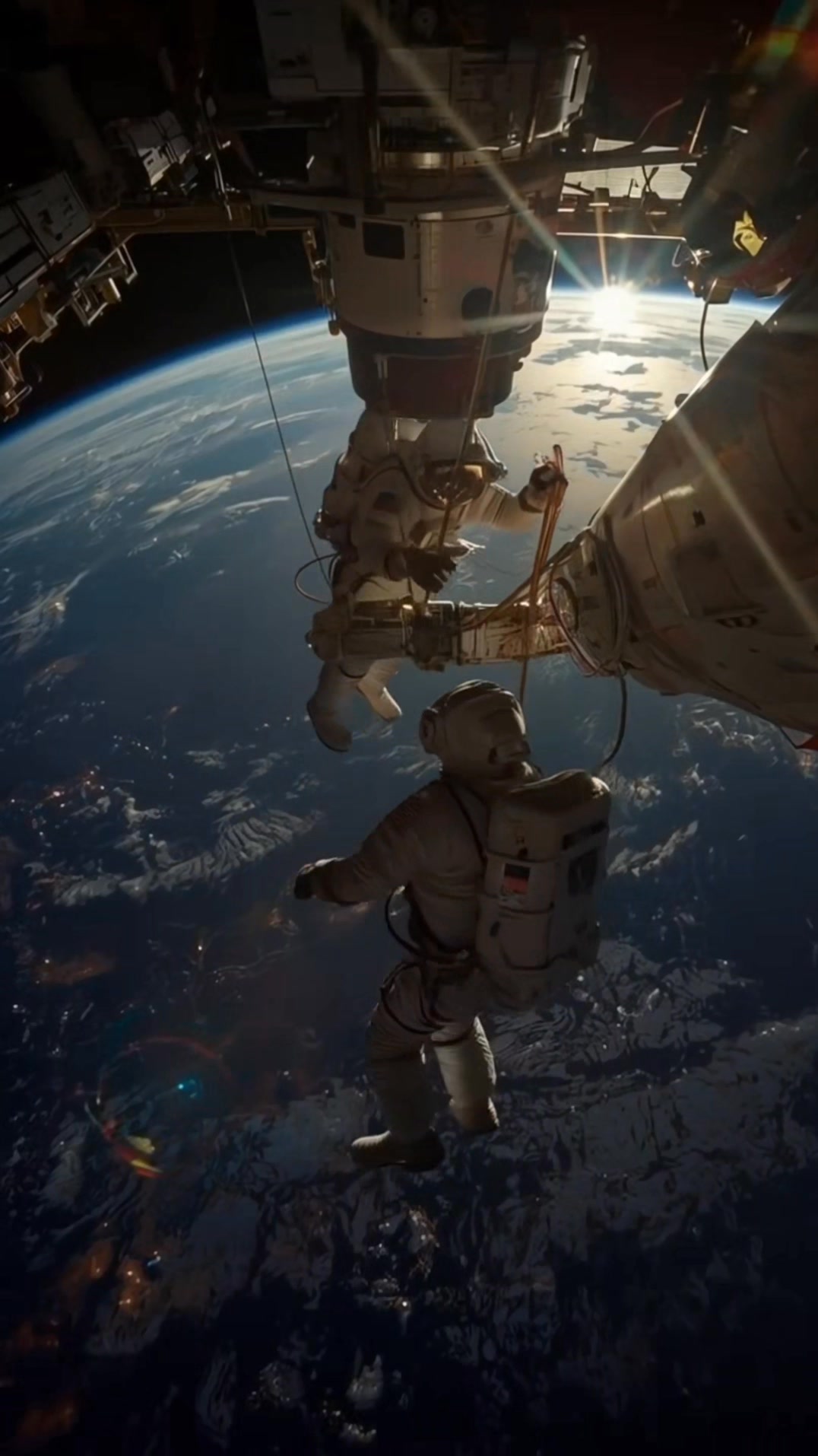 These breathtaking shots capture our astronauts during critical ...
