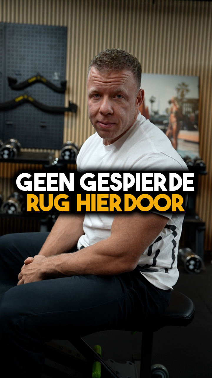 Voel je meer je armen dan je rug met trainen? Let dan op... Veel mensen ...