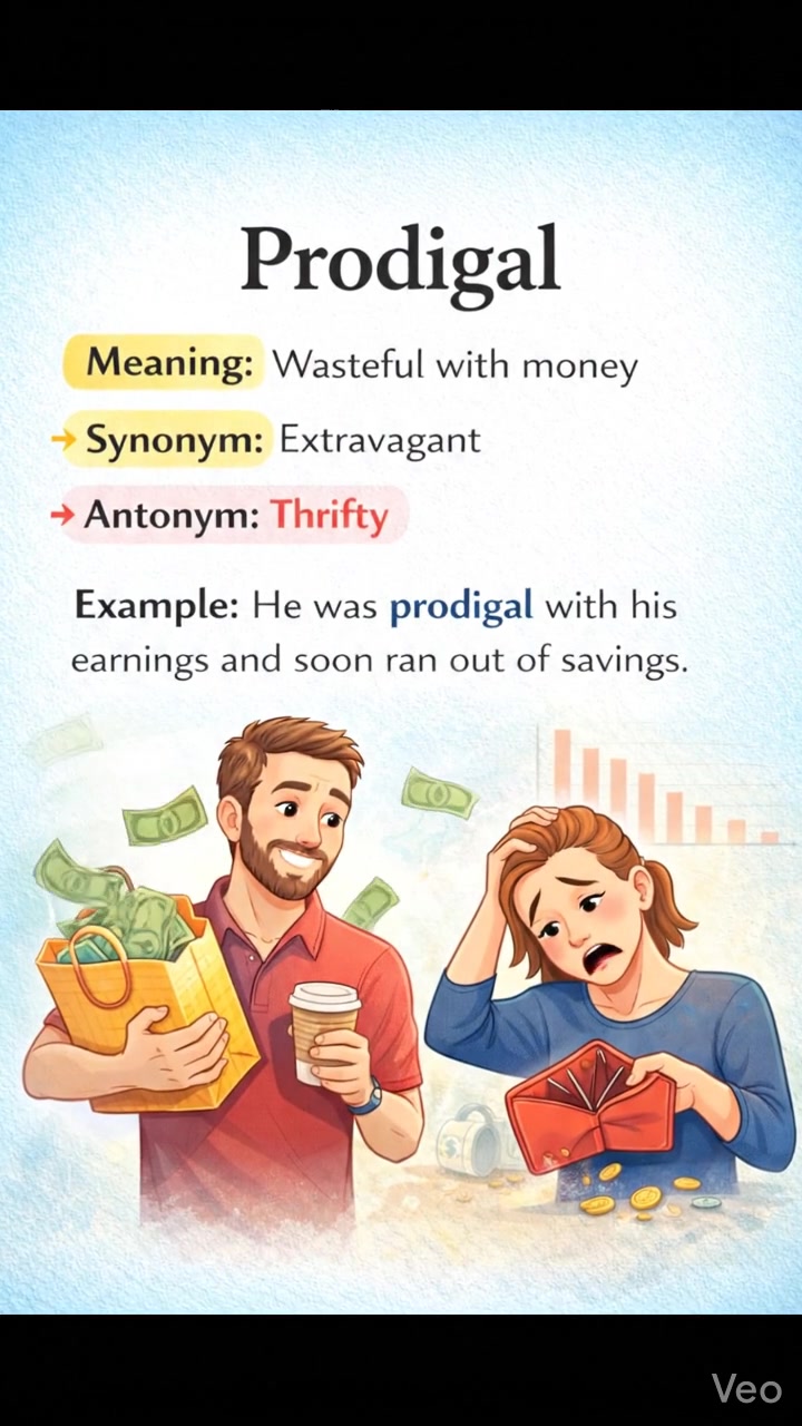 Prodigal Meaning in English | Learn One Word #vocabulary #English # ...