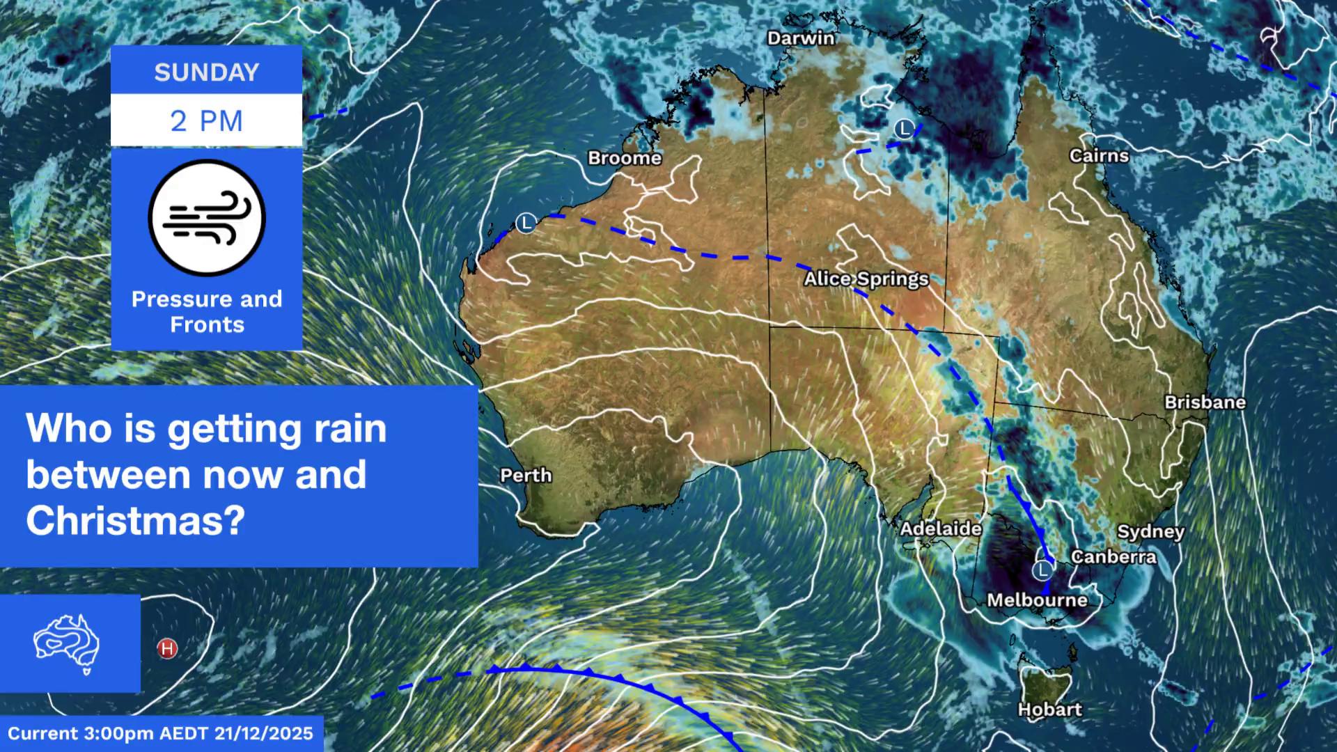 🌧️ Where will there be rain between today and Christmas Day? This ...