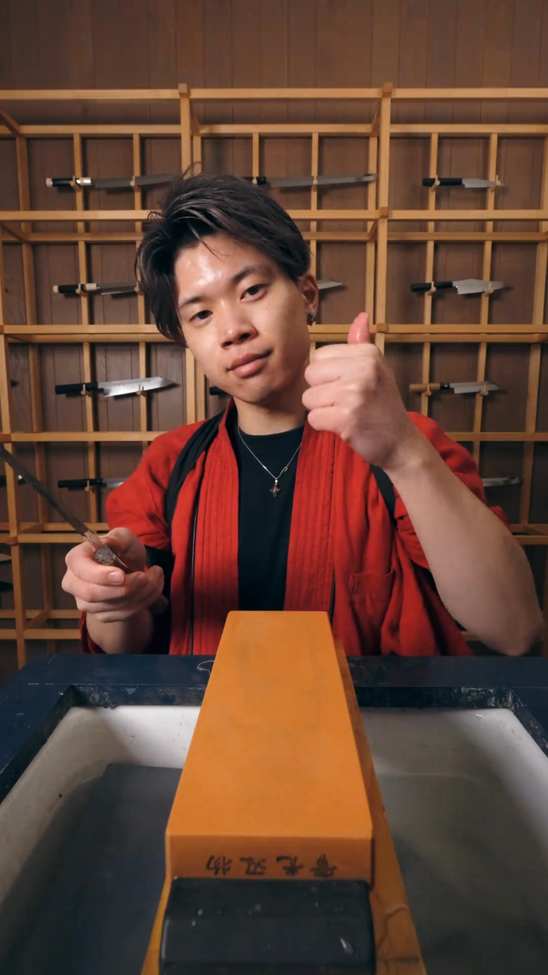 Cut 5 Daikon radish with the sharp knife🔪 @jikkoshacho #knife # ...